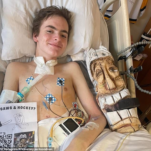 Recovery of boy, 18, who suffered the same kind of injury that ...