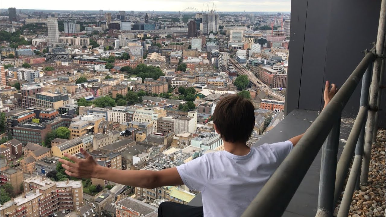 Climbing to one of the highest points in London