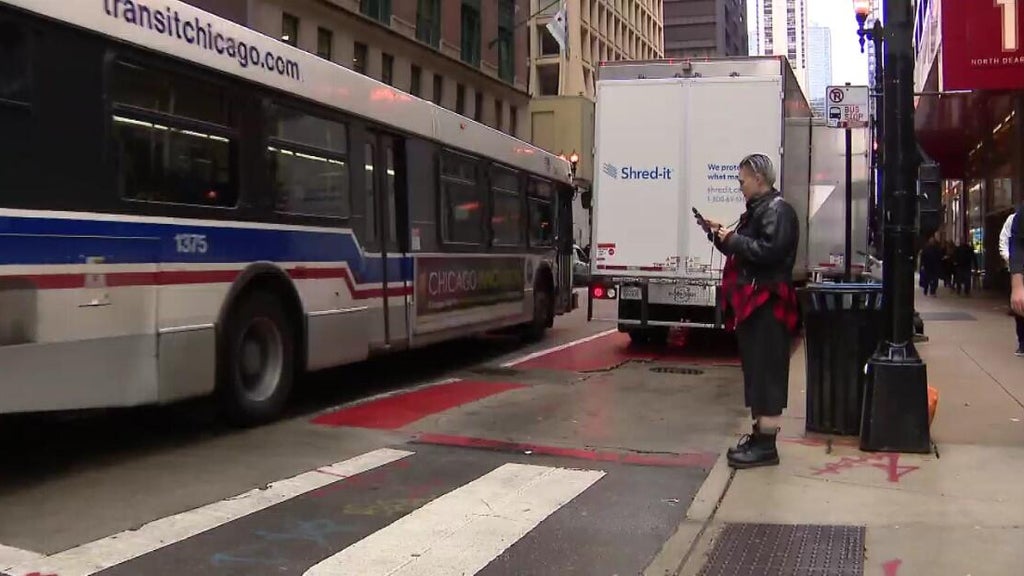 6 CTA buses get cameras to catch drivers blocking bus and bicycle lanes ...