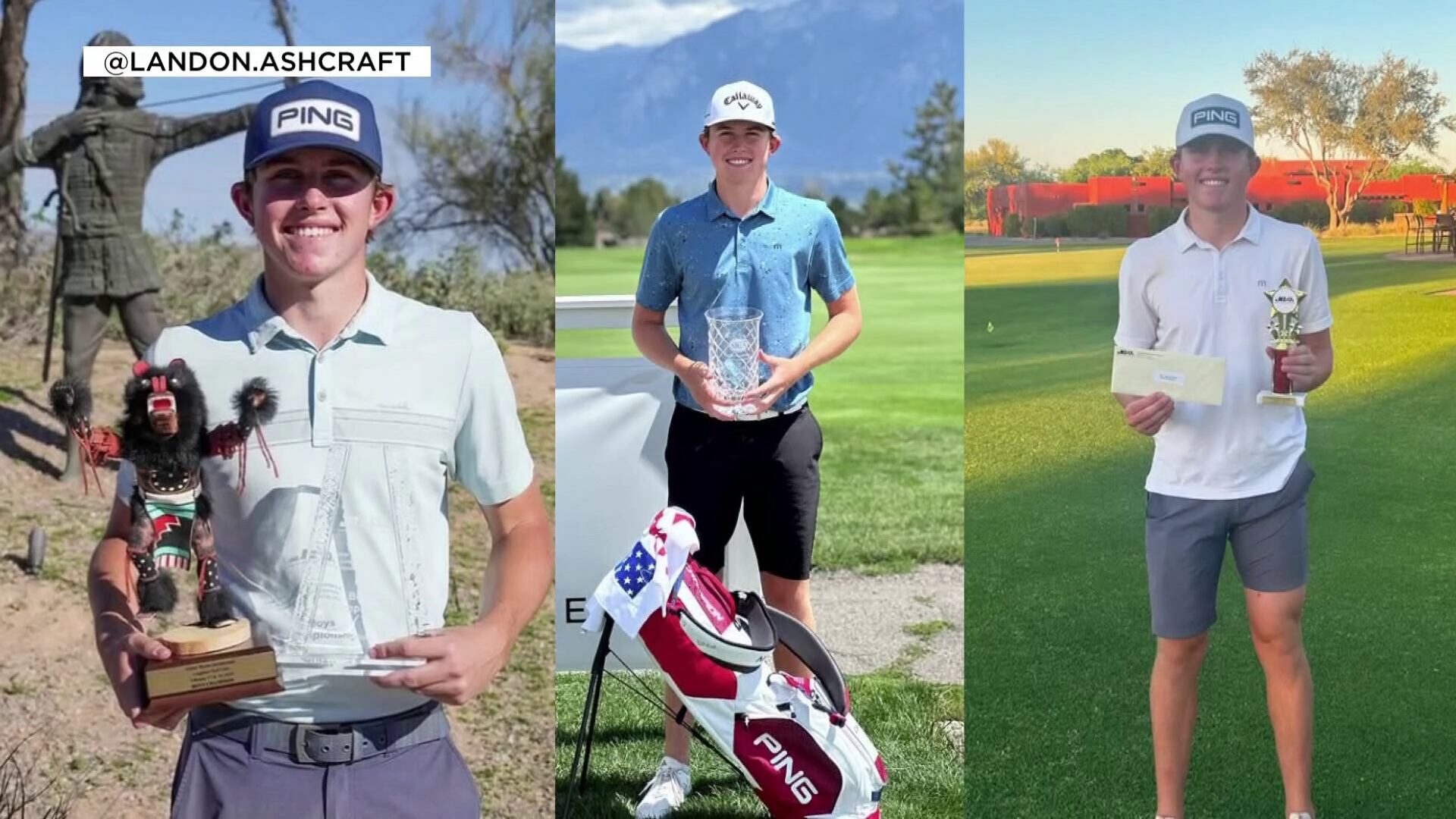Arizona high school golfer chases unprecedented third straight state title