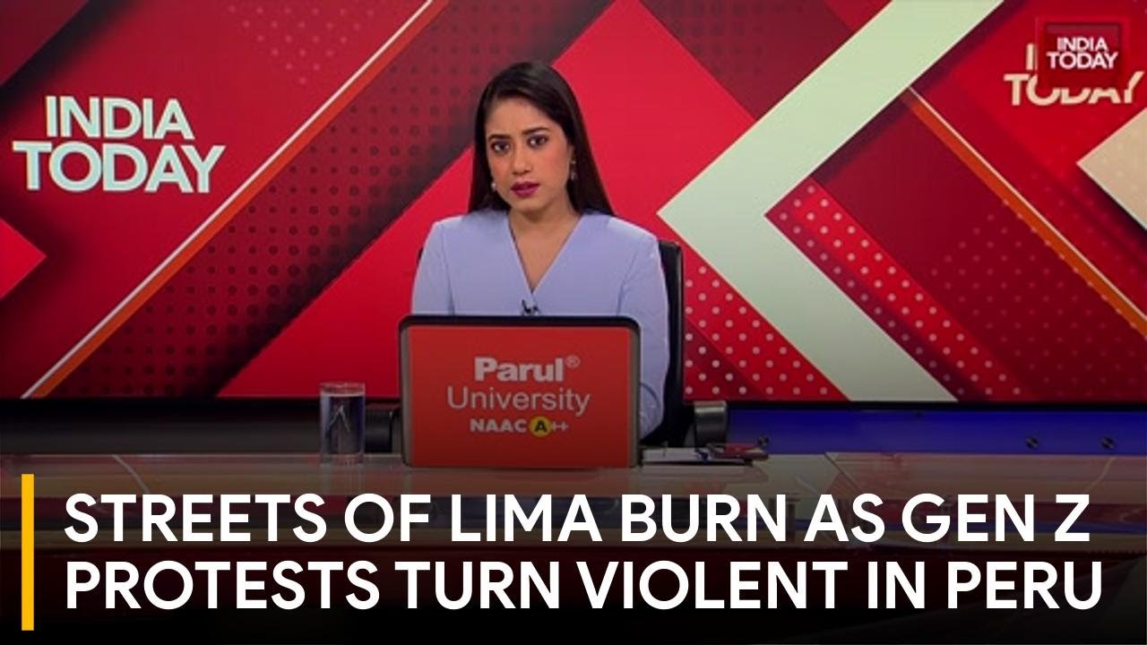 Gen Z Protests Erupt In Peru: Violent Clashes with Police Over ...
