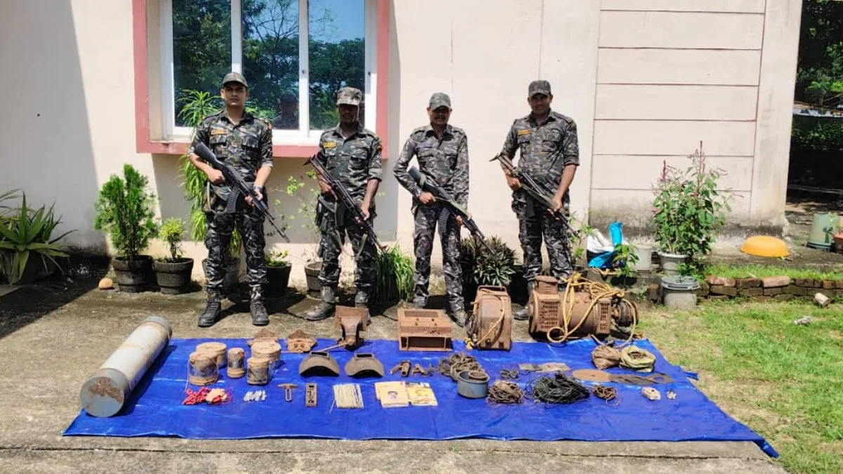Major Maoist Arms Dump Unearthed In Odisha S Malkangiri District