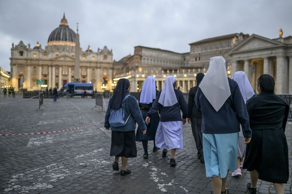 A stock image of nuns in the Vatican City | Source: GETTY