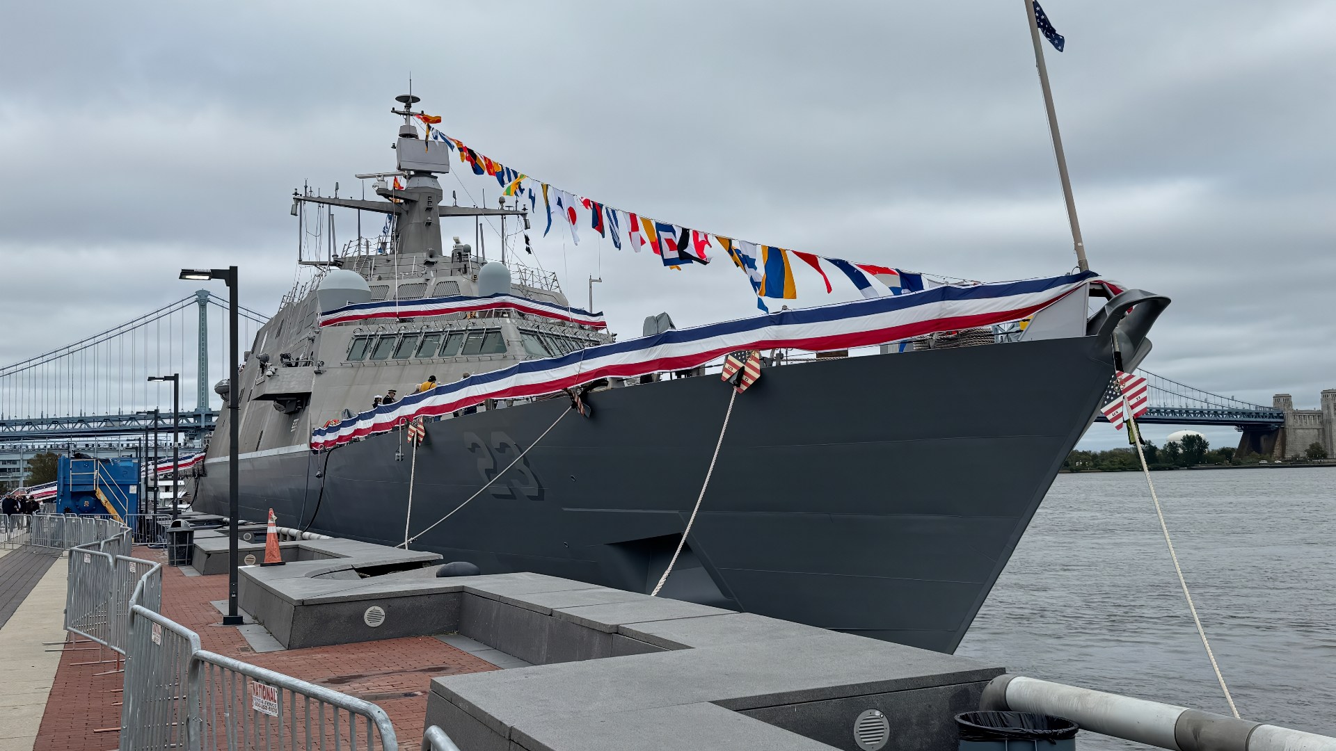 Littoral Combat Ship USS Cooperstown NSJ Photo Taken On October 14, 2025.