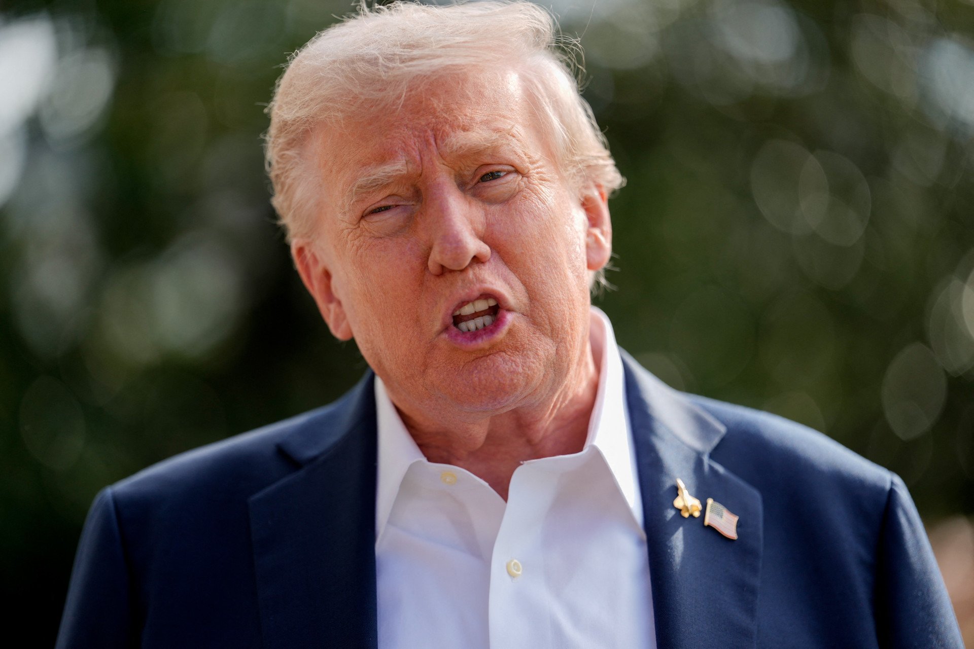 Trump lashes out at Fox News for interviewing a Democrat