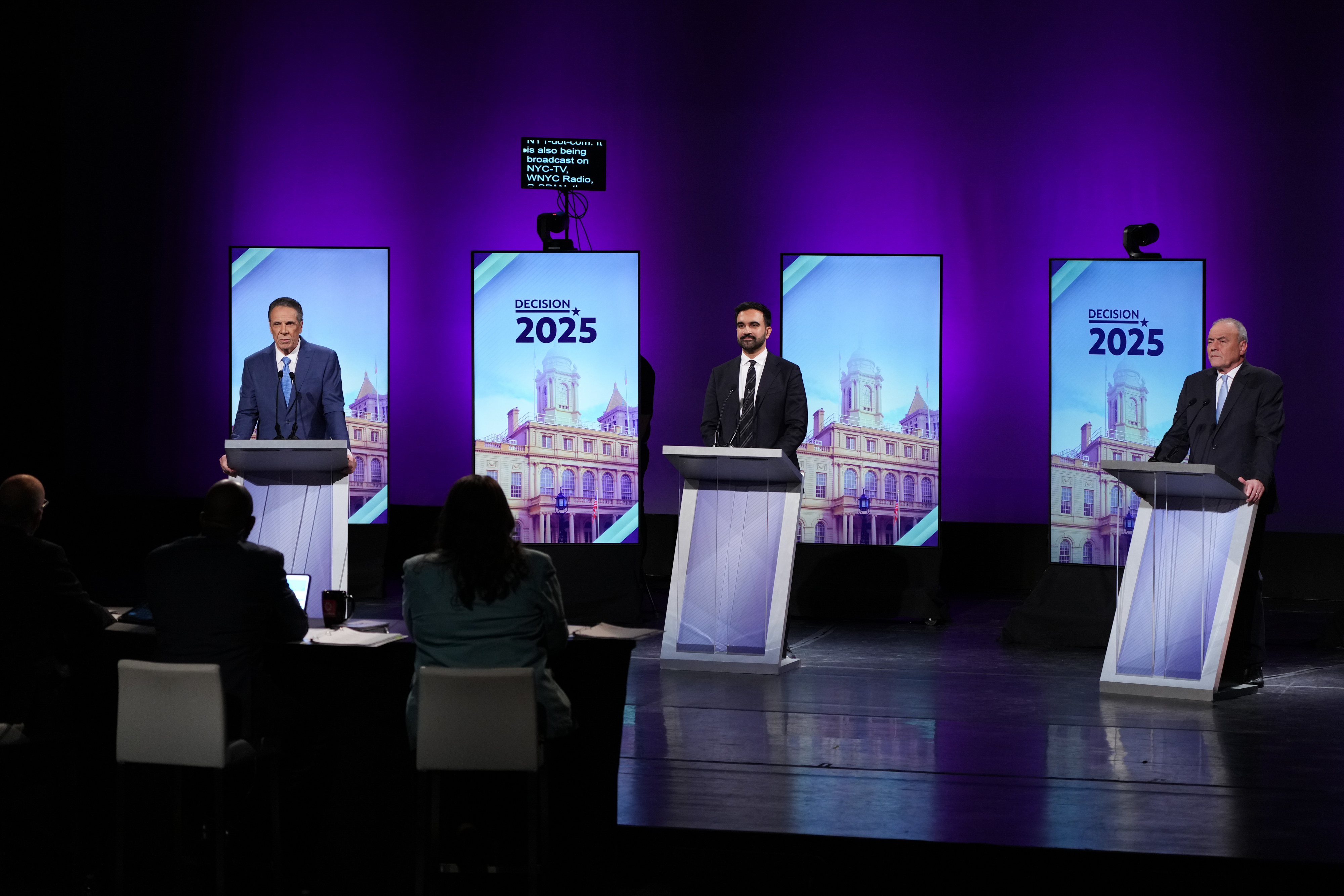 NYC mayoral candidates clash bitterly during final debate