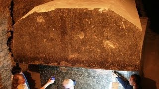 Giant Underground Stone Boxes Near The Pyramids In Egypt