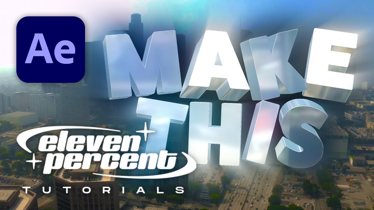Step-by-Step Guide: Create Rotating Chrome Letters in After Effects