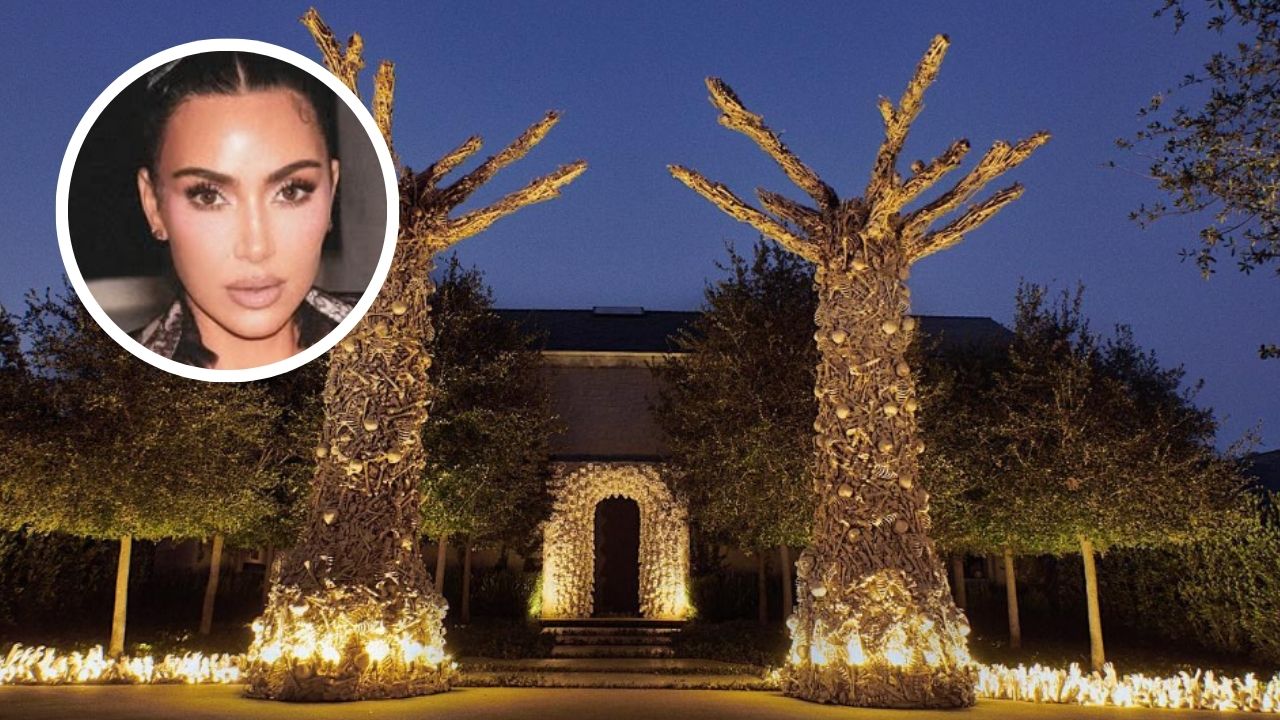 Kim Kardashian herdefinieert Halloween met een “feestelijke en