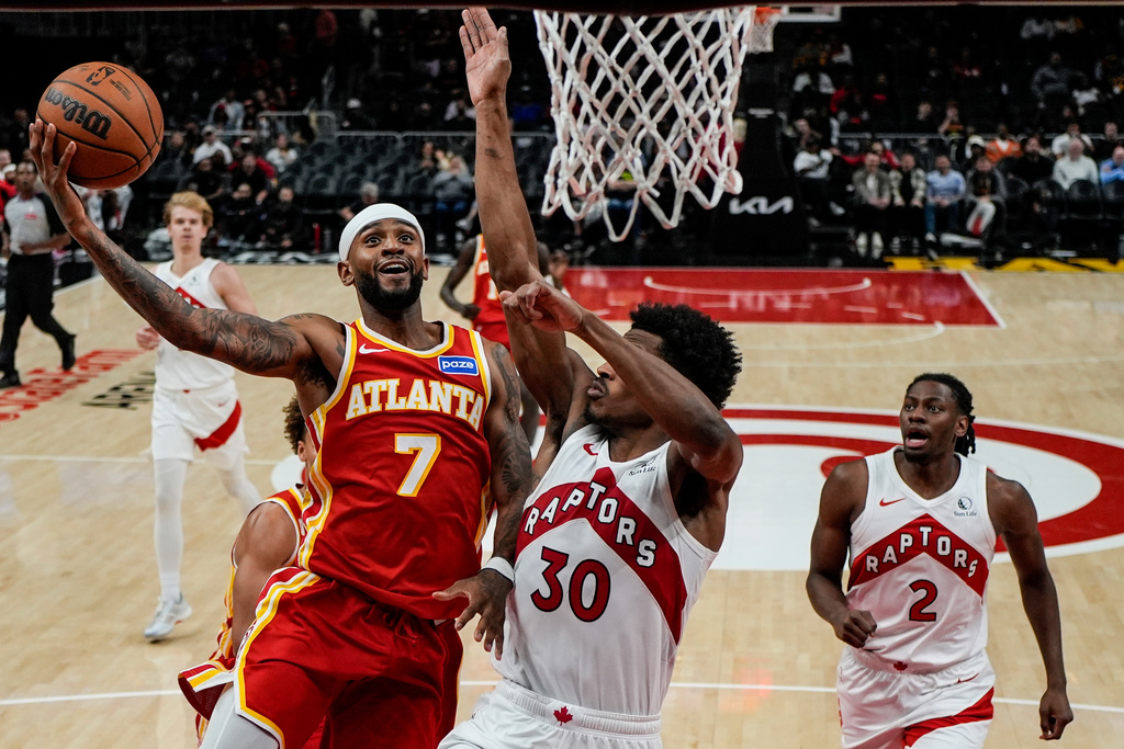 Raptors set team scoring record for season opener in 138-118 win over Hawks