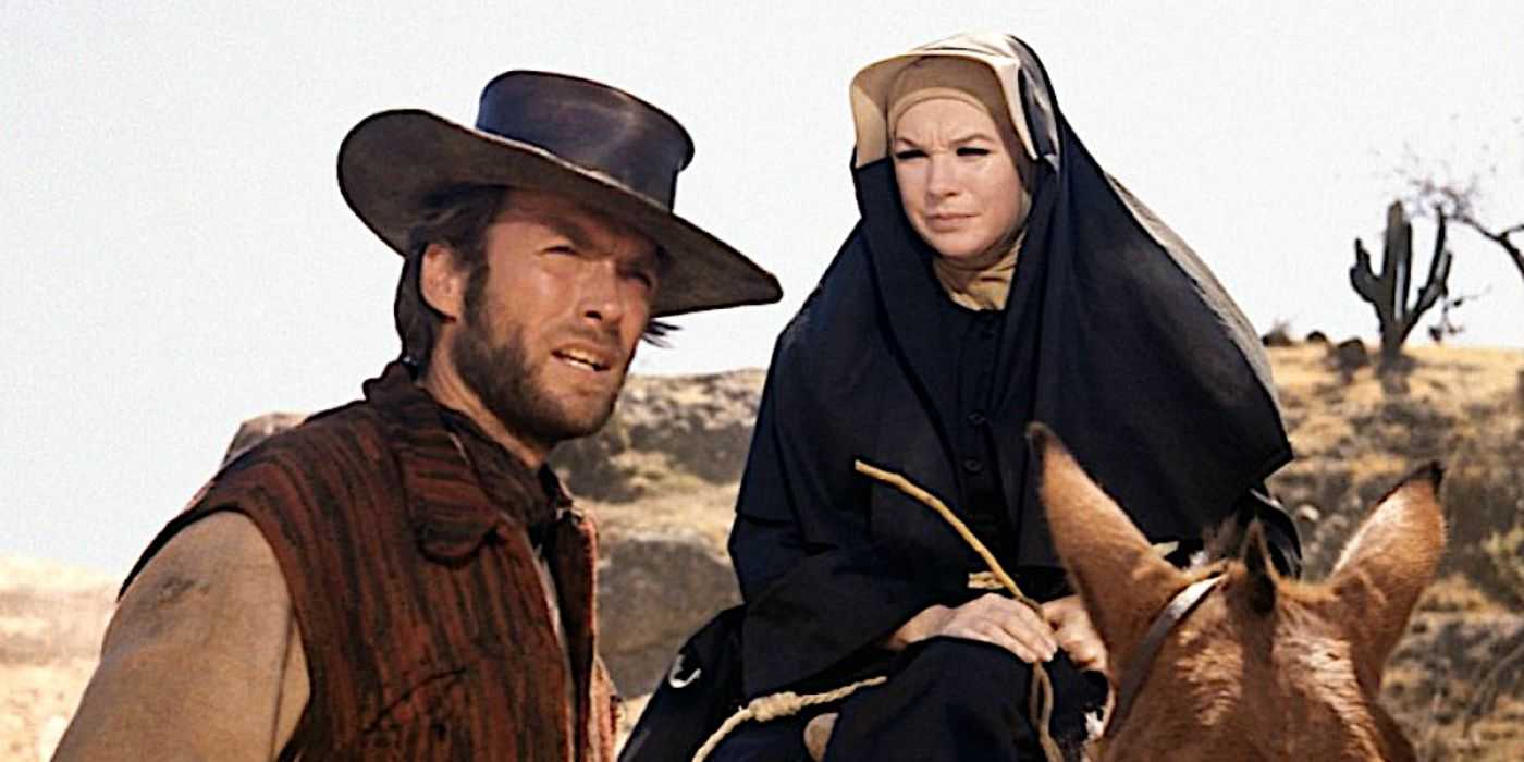 Hogan and Sara in Two Mules for Sister Sara