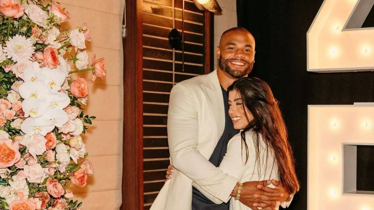 Dak Prescott’s fiancée Sarah Jane Ramos teases wedding plans as the couple prepares for their big day