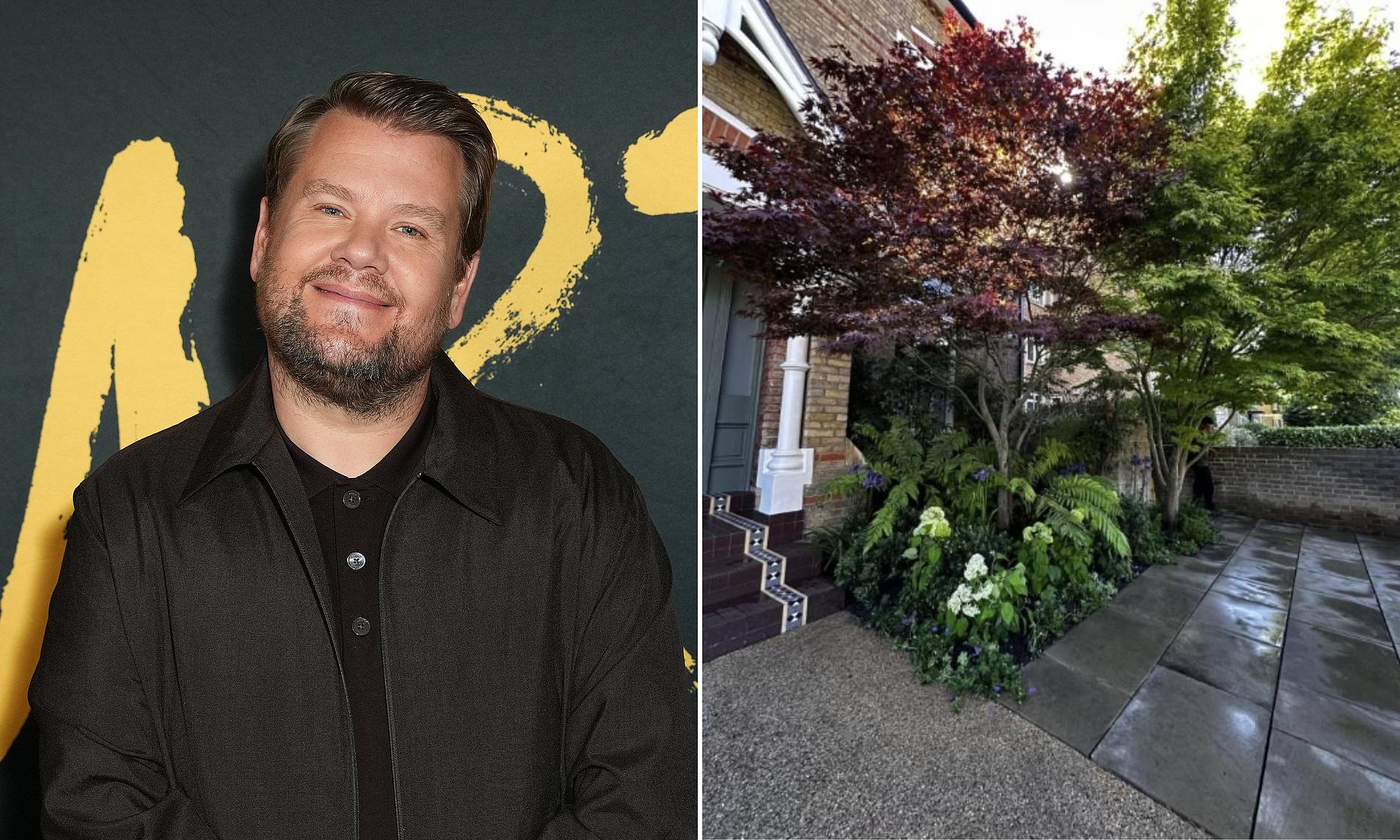 James Corden accused of 'illegally' paving over garden of his £11.5m ...