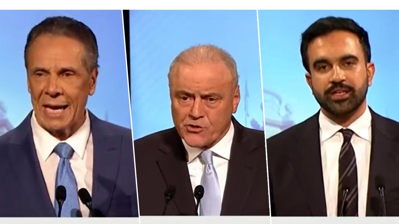 Final NYC mayoral debate kicked off with explosive opening statements