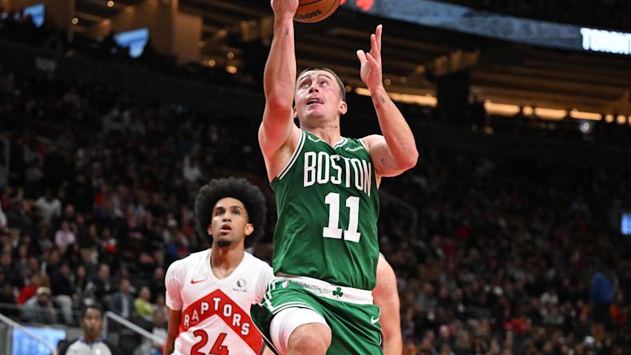 Payton Pritchard's wife Emma rocks unreal custom Celtics boots for NBA ...