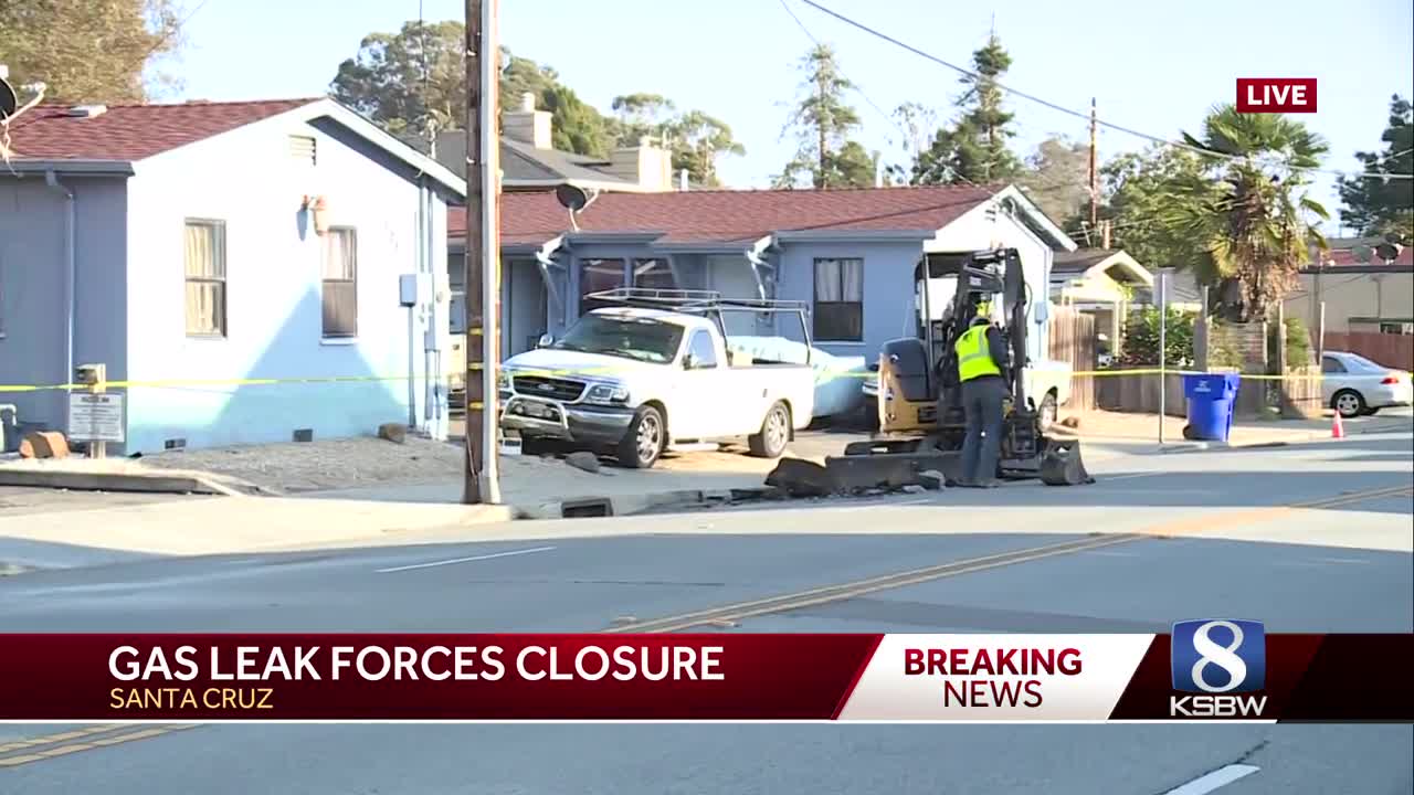 Gas leak forces closure in Santa Cruz’s midtown; no reopening estimate