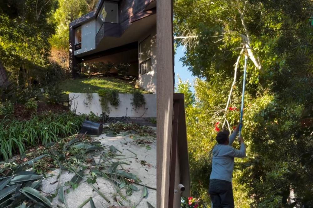 14 Potret Juragan 99 Bersihkan Kebun Rumah di Los Angeles Rp38 Juta 1 AA1P0o8E