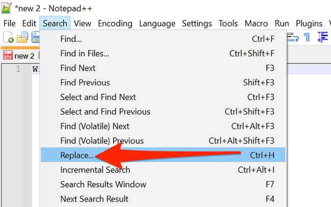 How to Replace Any Character with Newlines in Notepad++