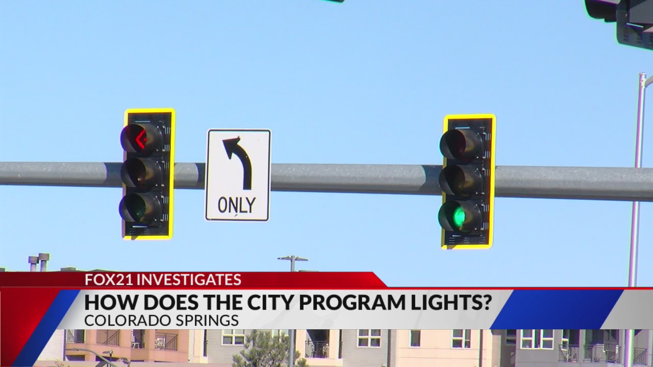 How traffic lights on Powers Blvd. Work?