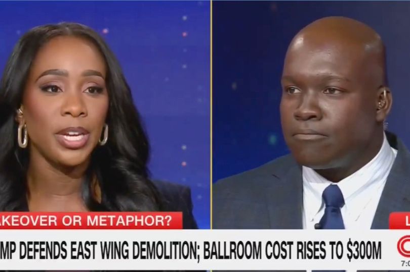 CNN host launches into furious rant as Donald Trump takes a bulldozer ...