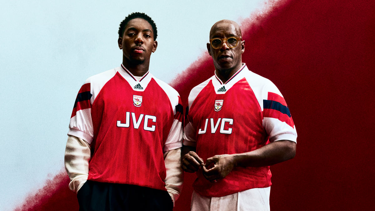 Arsenal launch throwback kit as club reissue 'iconic' '90s home shirt