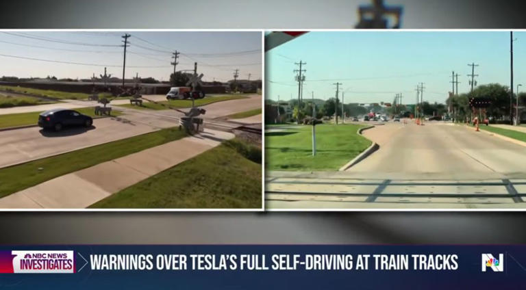 Caught on Camera—Tesla’s “Self-Driving” Fails to Stop at Railroad ...