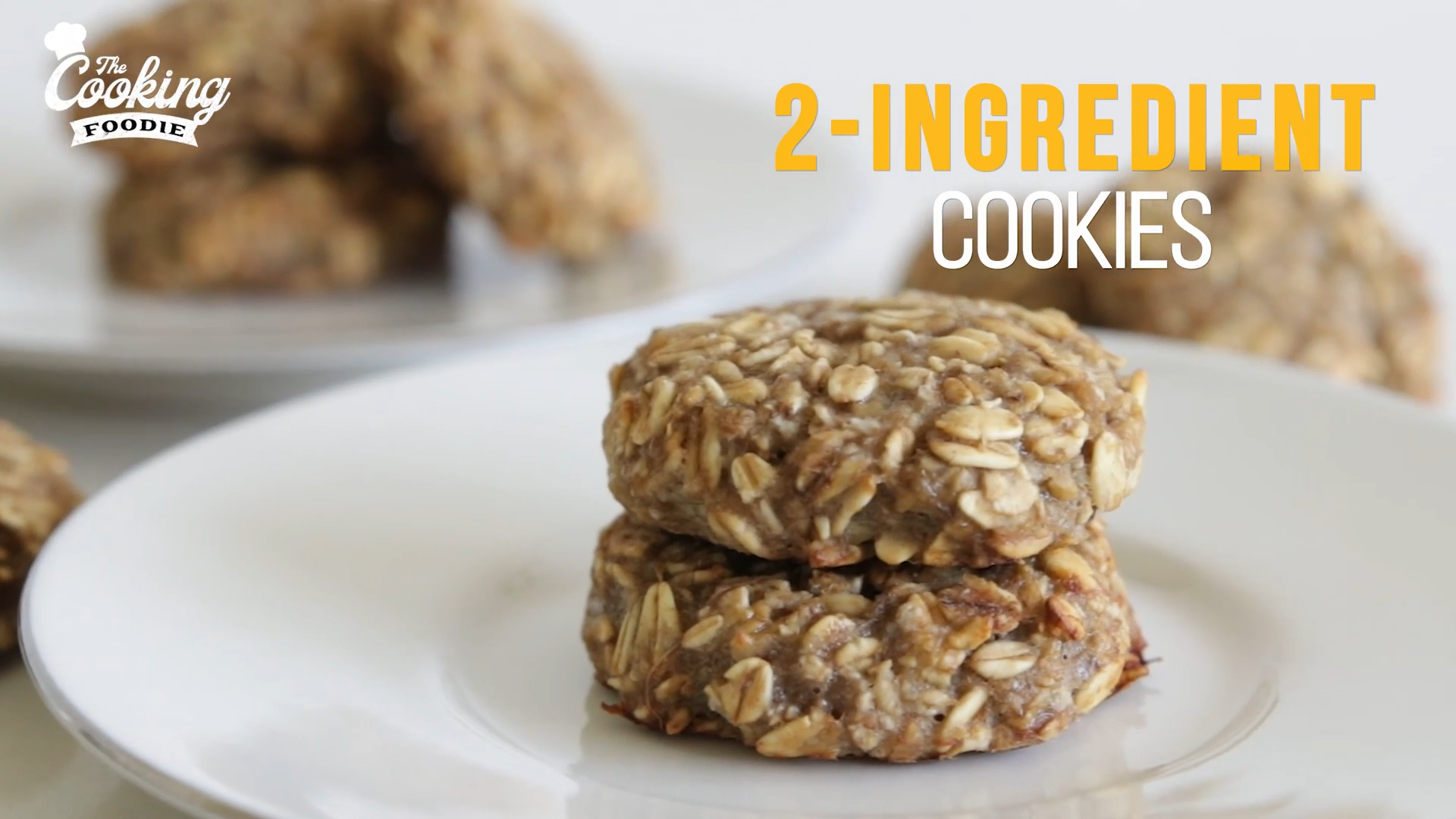 Easy 2 Ingredient Cookies Recipe No Eggs No Butter No Dairy