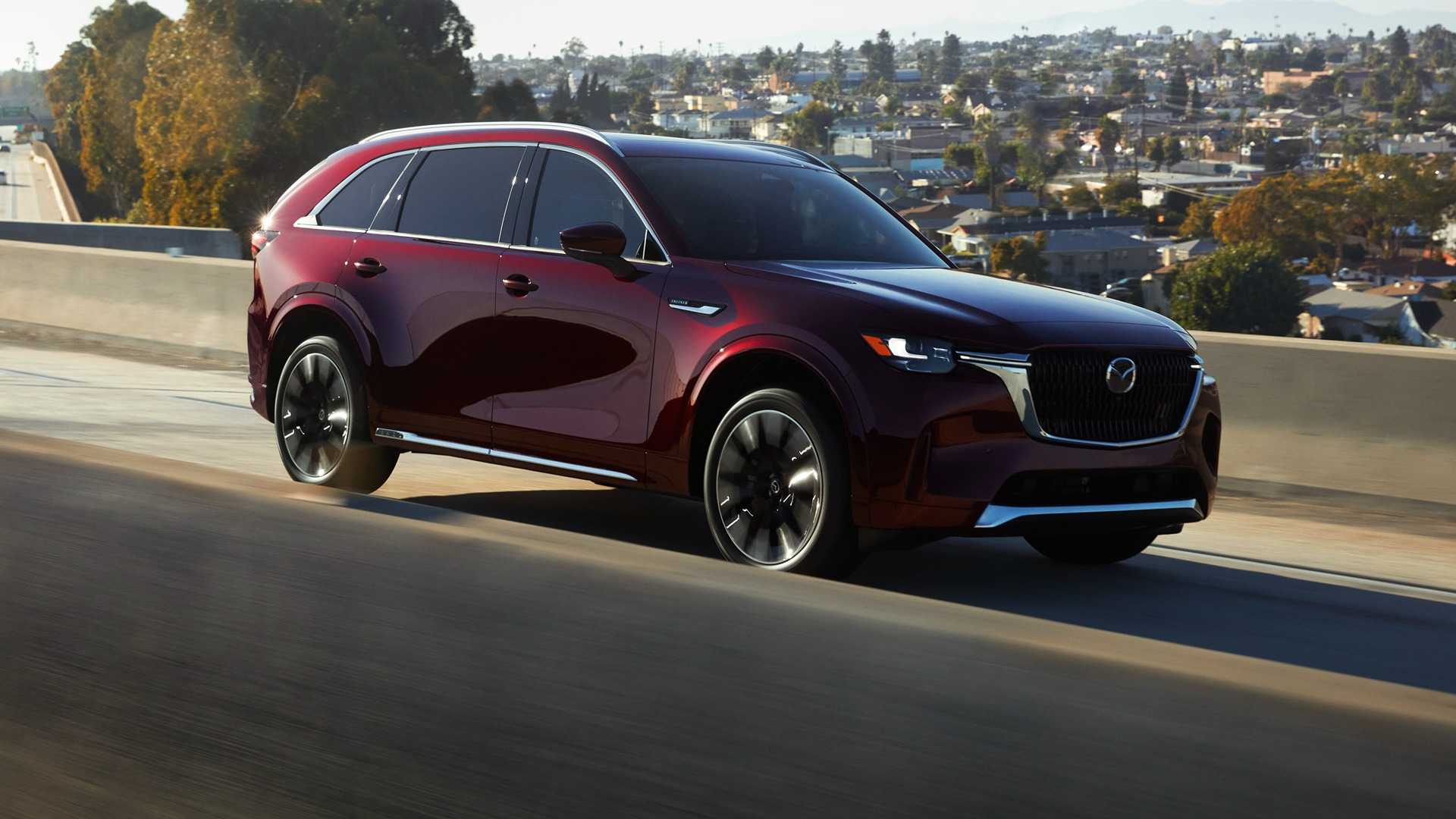 Mazda CX-90 3/4 front view