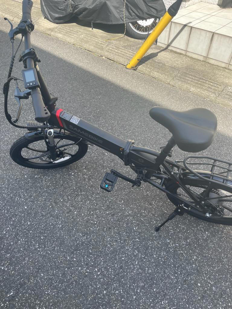 SAMEBIKE】スタイリッシュなデザインの「20インチ折りたたみ電動