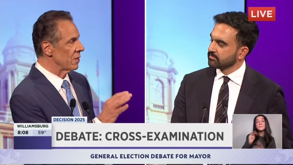 Who won final NYC mayoral debate? Cuomo gets an A and Mamdani barely ...
