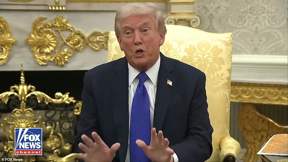 Trump snaps at reporter over ballroom transparency