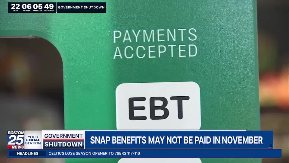Government shutdown: SNAP benefits may not be paid in November