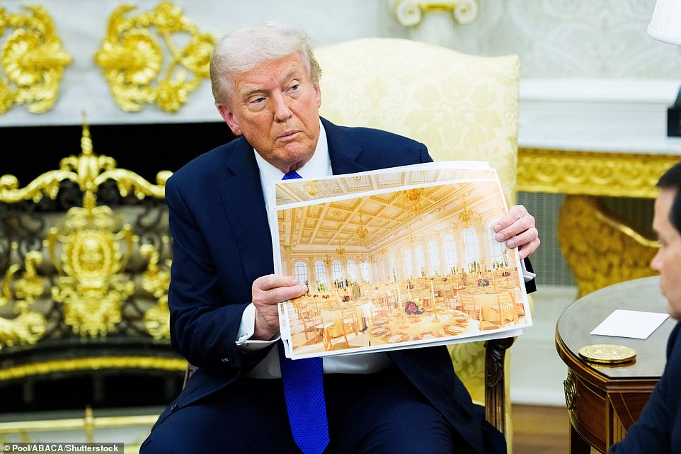 Trump snaps at reporter over ballroom transparency