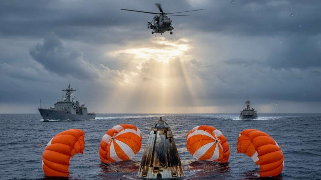 Sinking Ships and Soaked Astronauts: The Early Chaos of NASA Splashdowns