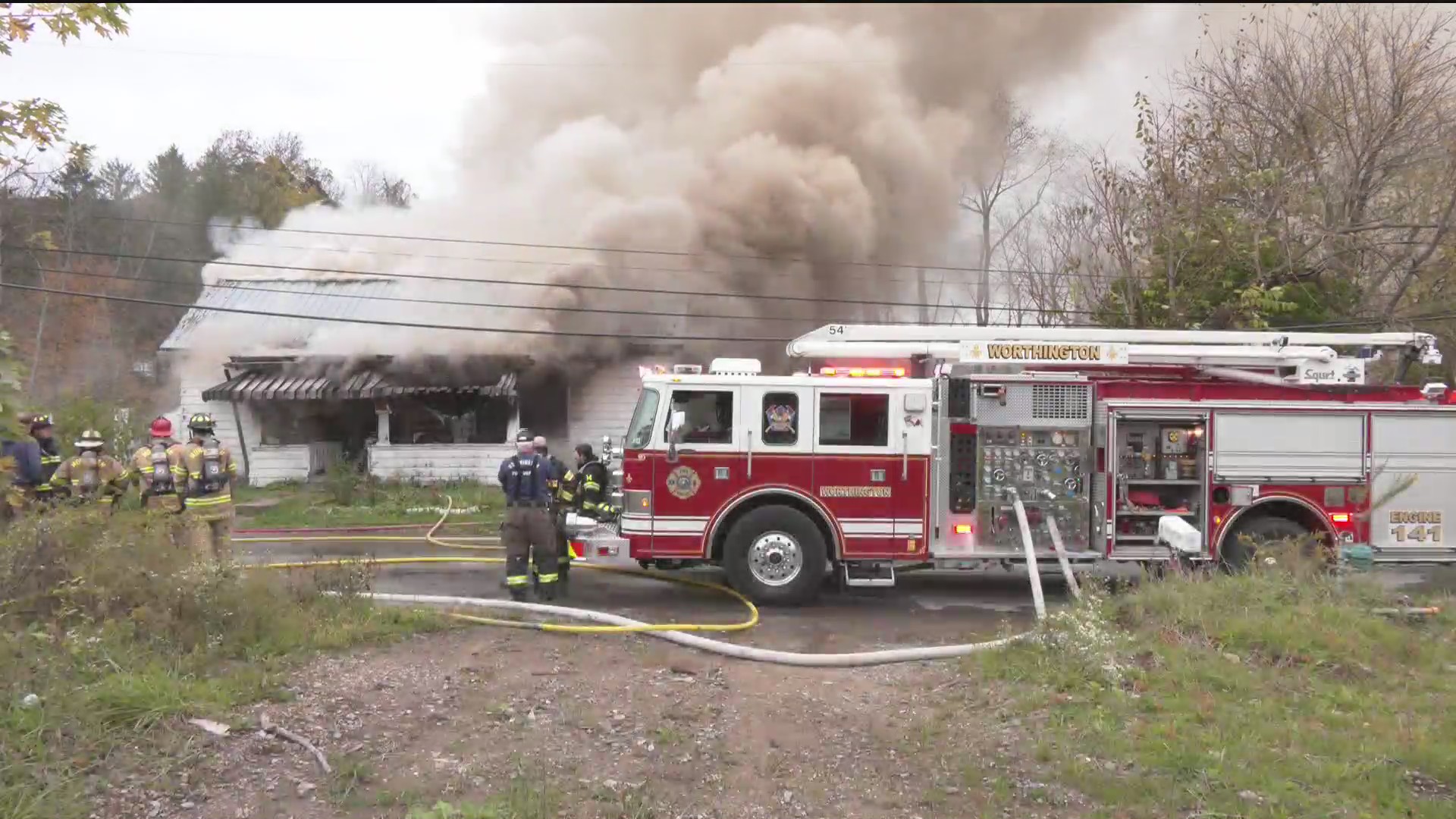 Harrison County house damaged in fire