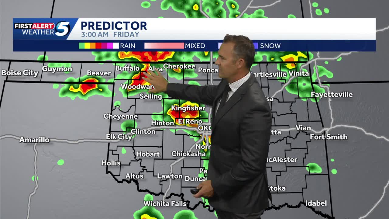 TIMELINE: Waves of storms, severe weather expected late Thursday into ...