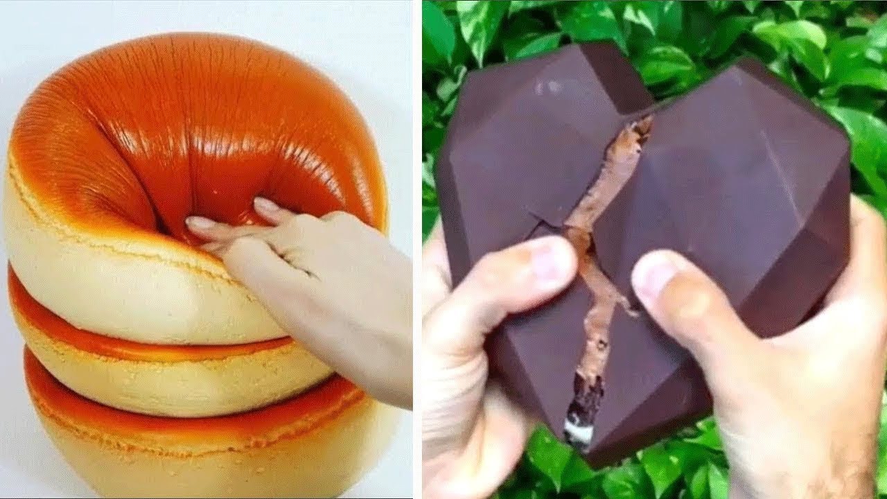 Squishy Cake & Breakable Heart Chocolate | Satisfying Cake Compilation