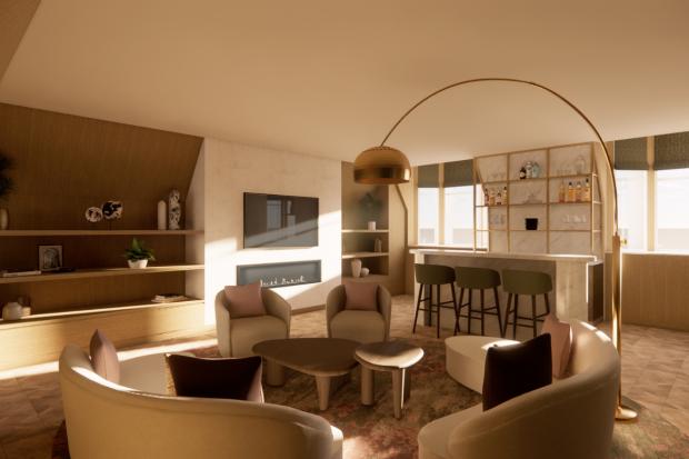 Image showcasing Inside five-star Glasgow hotel's newly transformed penthouse suite