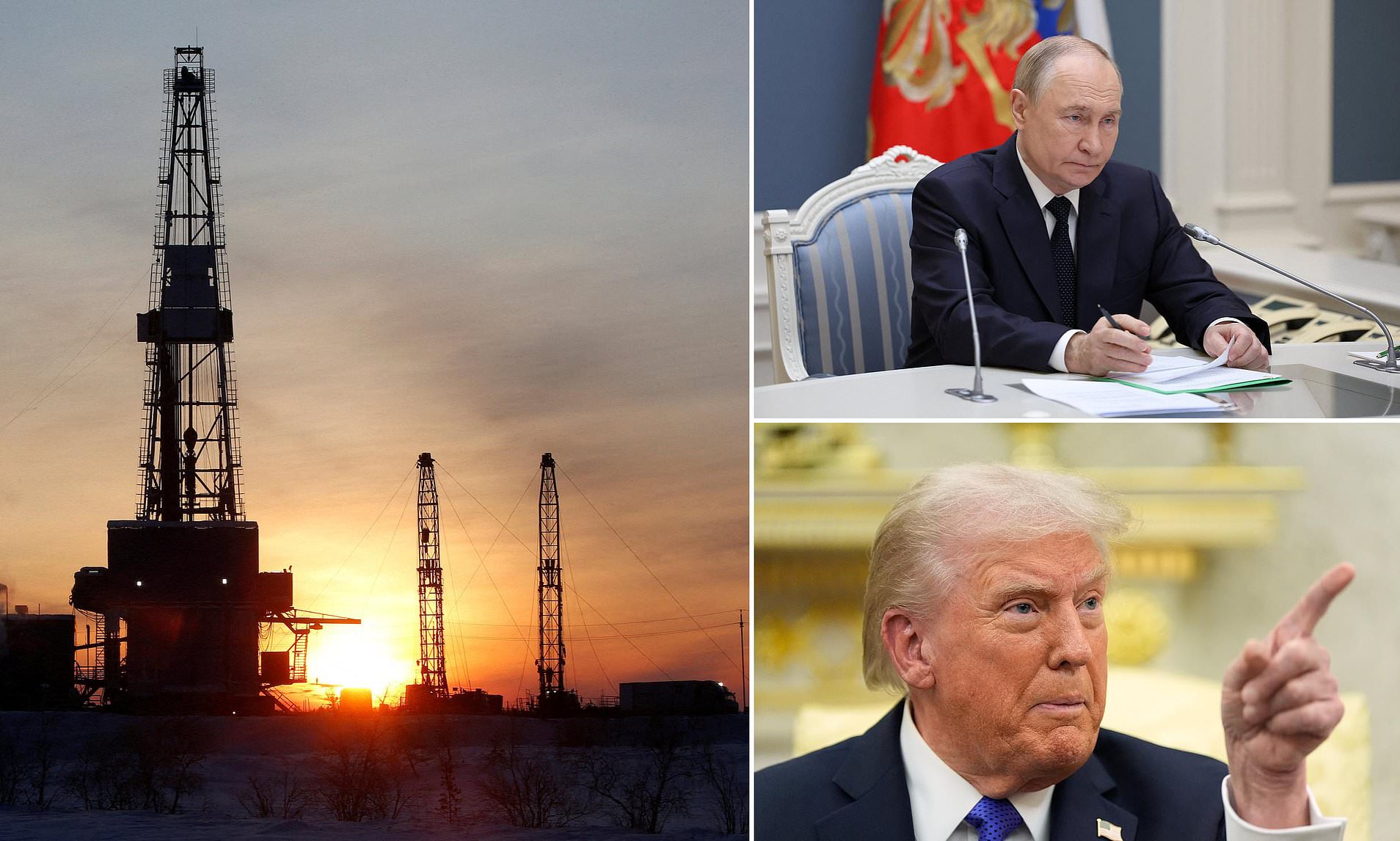 Oil prices jump as US sanctions major Russian oil firms in hopes to end ...