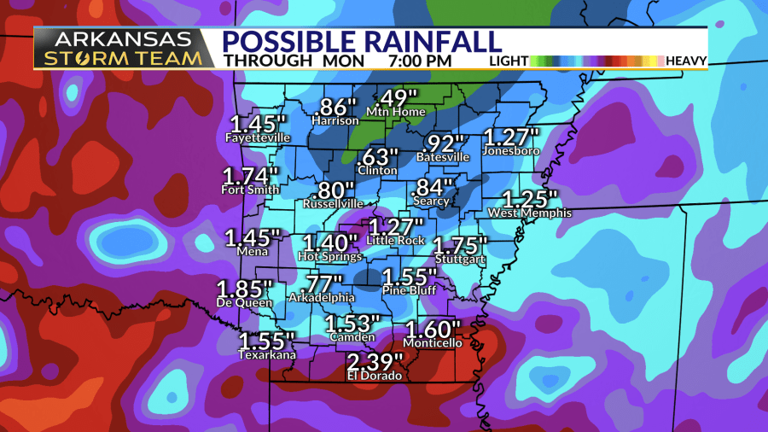 Arkansas Storm Team Forecast: Thursday is a nice; rain moves in for the ...