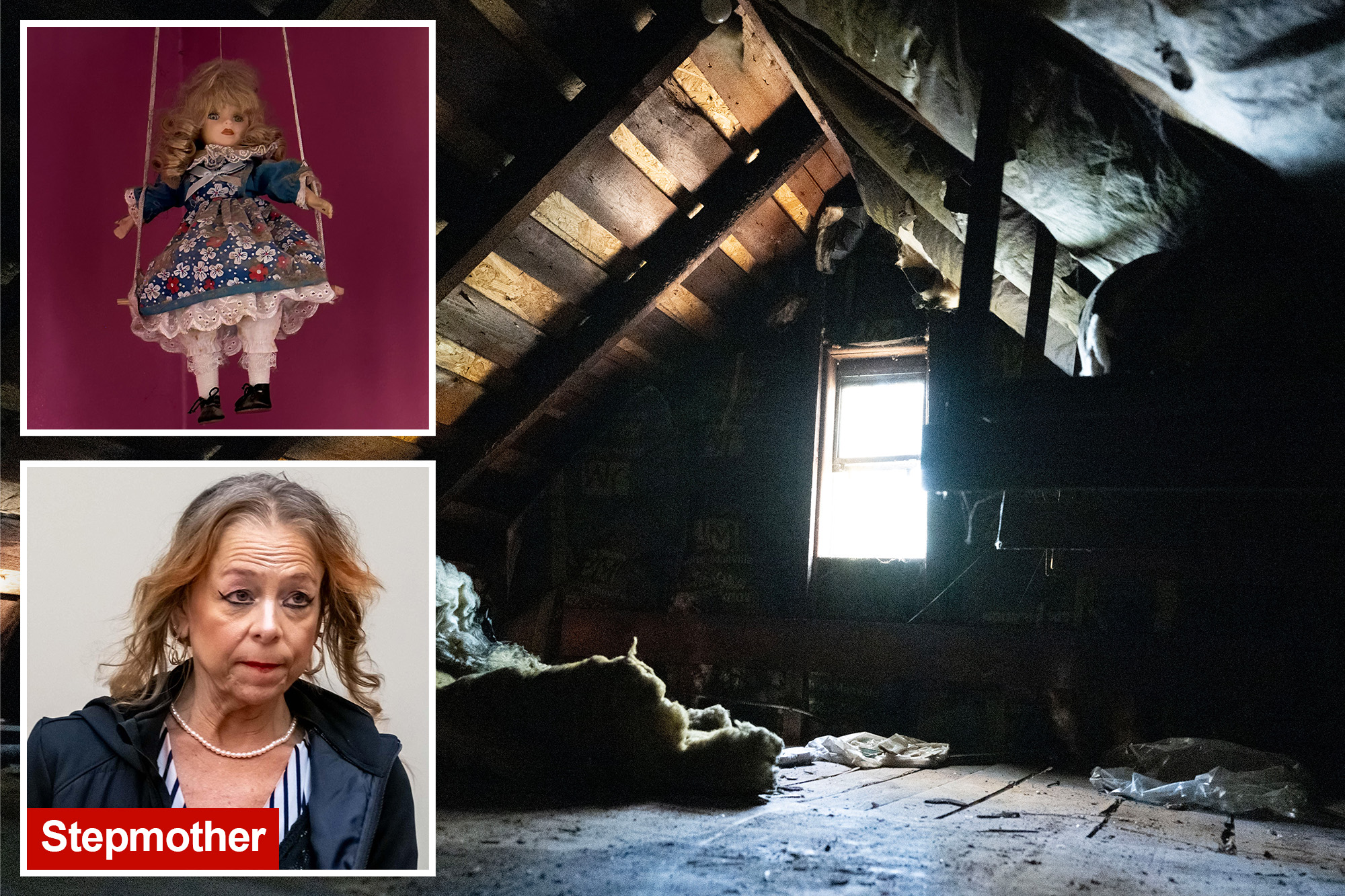 Creepy pics inside house of horrors where wicked stepmom is accused of