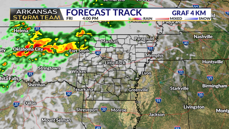 Arkansas Storm Team Forecast: Thursday is a nice; rain moves in for the ...