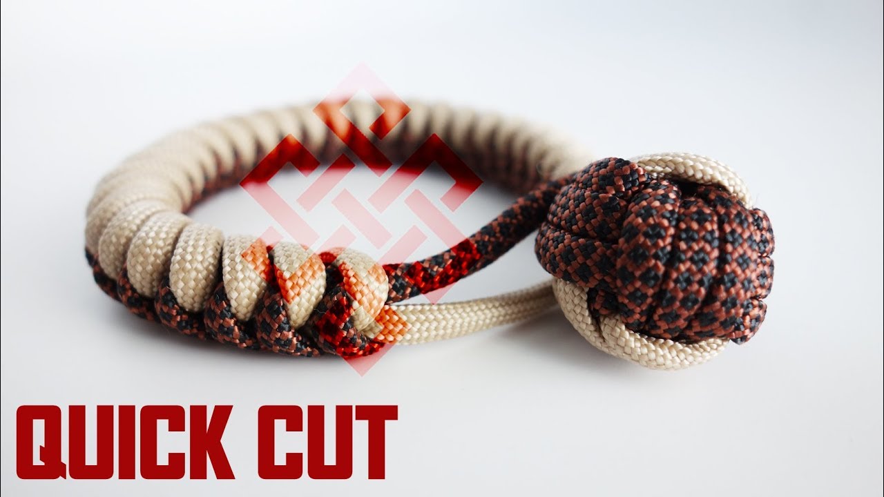 Monkey’s Fist Snake Knot Bracelet Easy Quick Tutorial