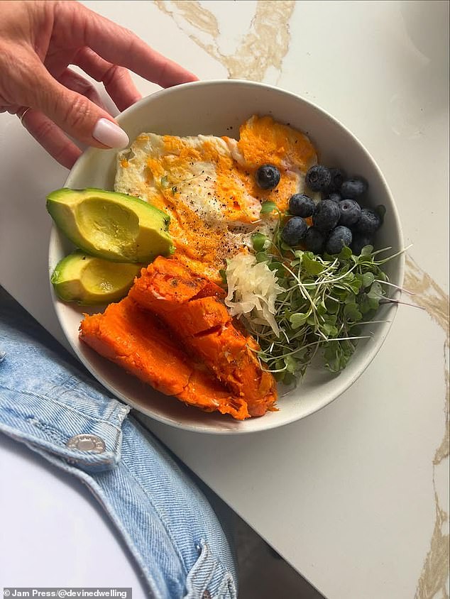 The personal trainer is now determined to nourish her body from the inside out and be the best mum she can to her children