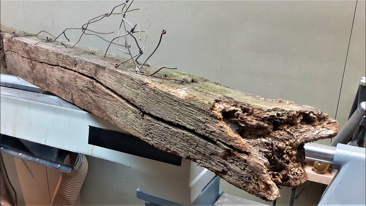 How a discarded oak post was reborn through craftsmanship