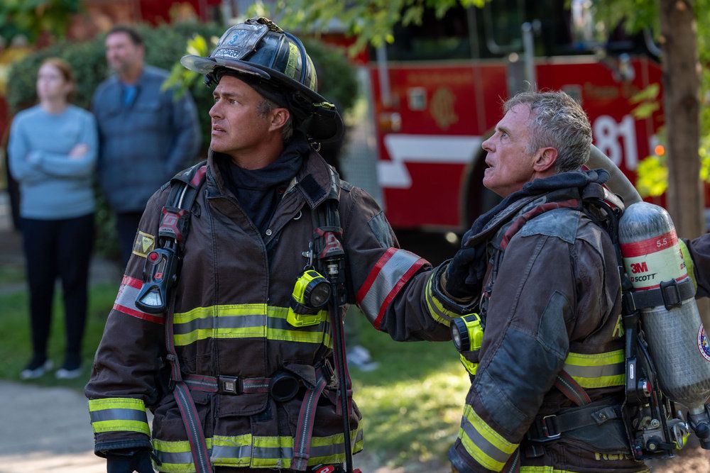 Severide holds back Herrmann back