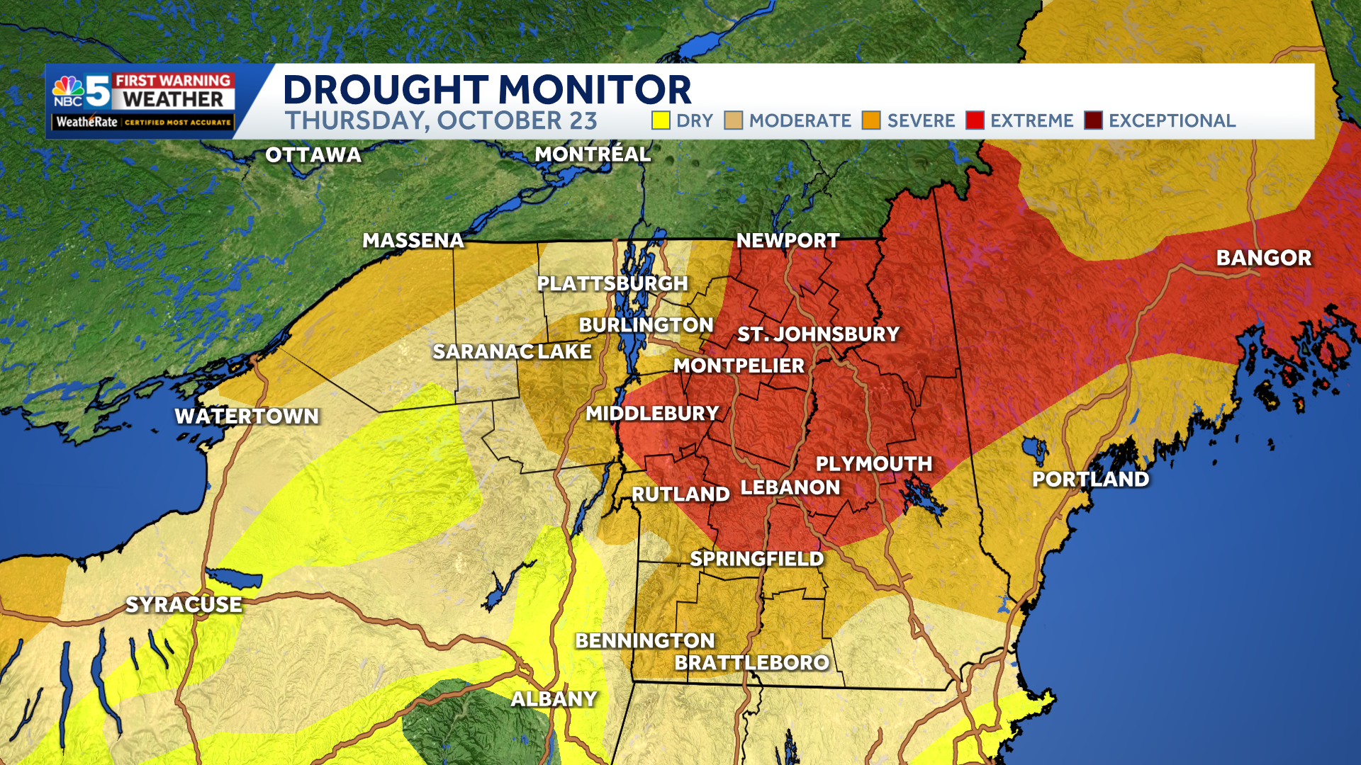 Beneficial rain helps improve severe, extreme drought conditions in ...