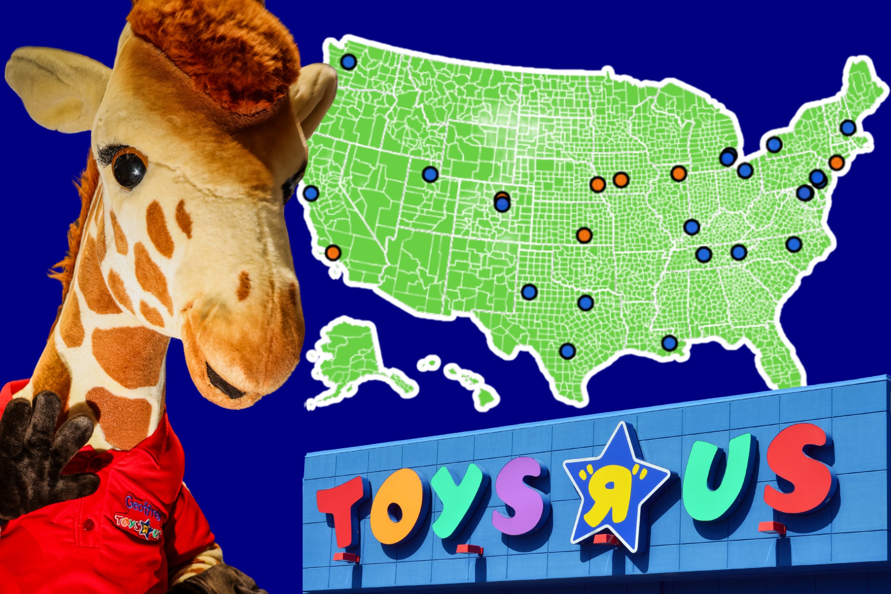 Map shows new Toys ‘R’ Us store locations for the holidays