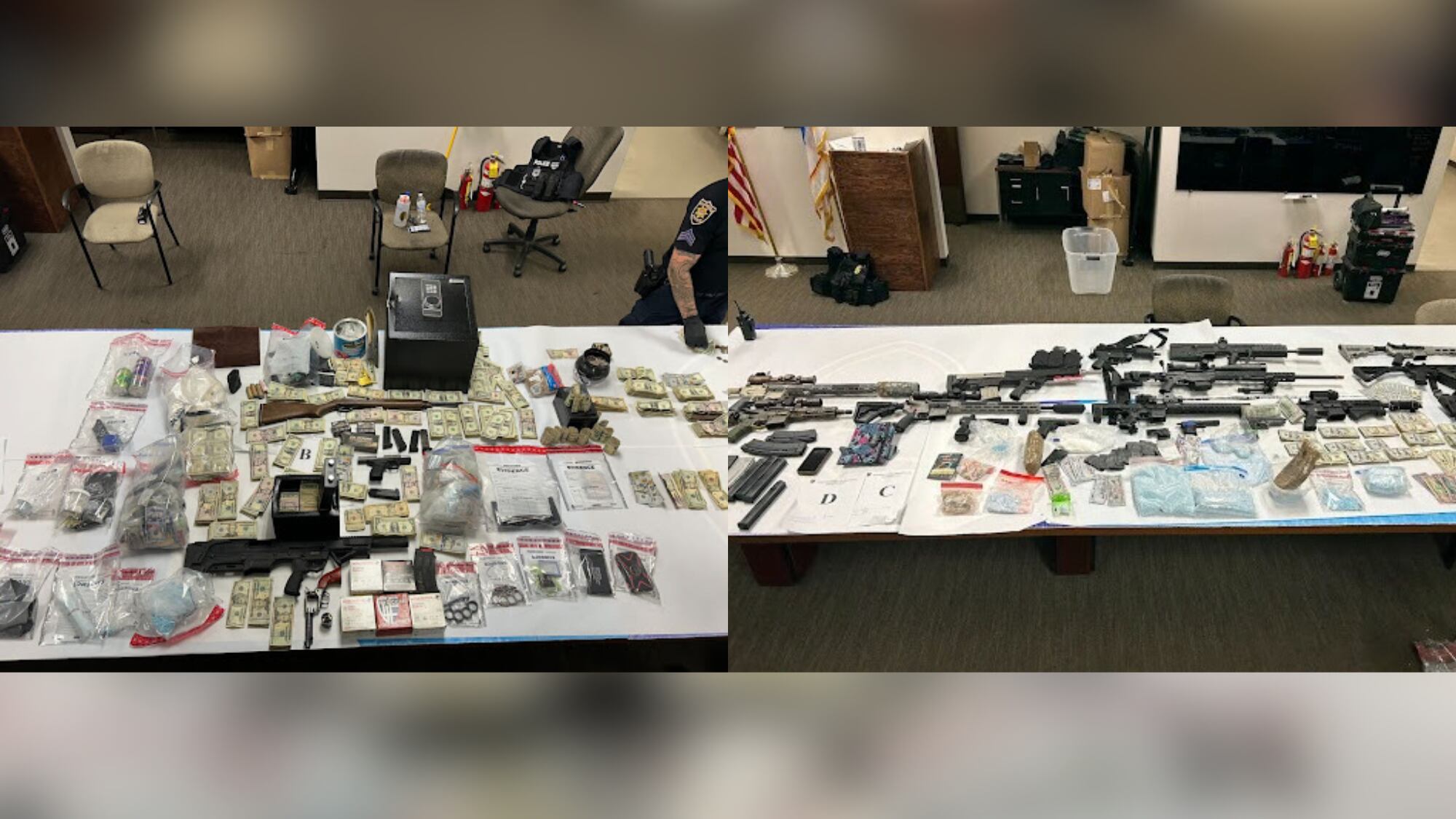 Man facing felony charges after illegal drugs, several guns found in ...