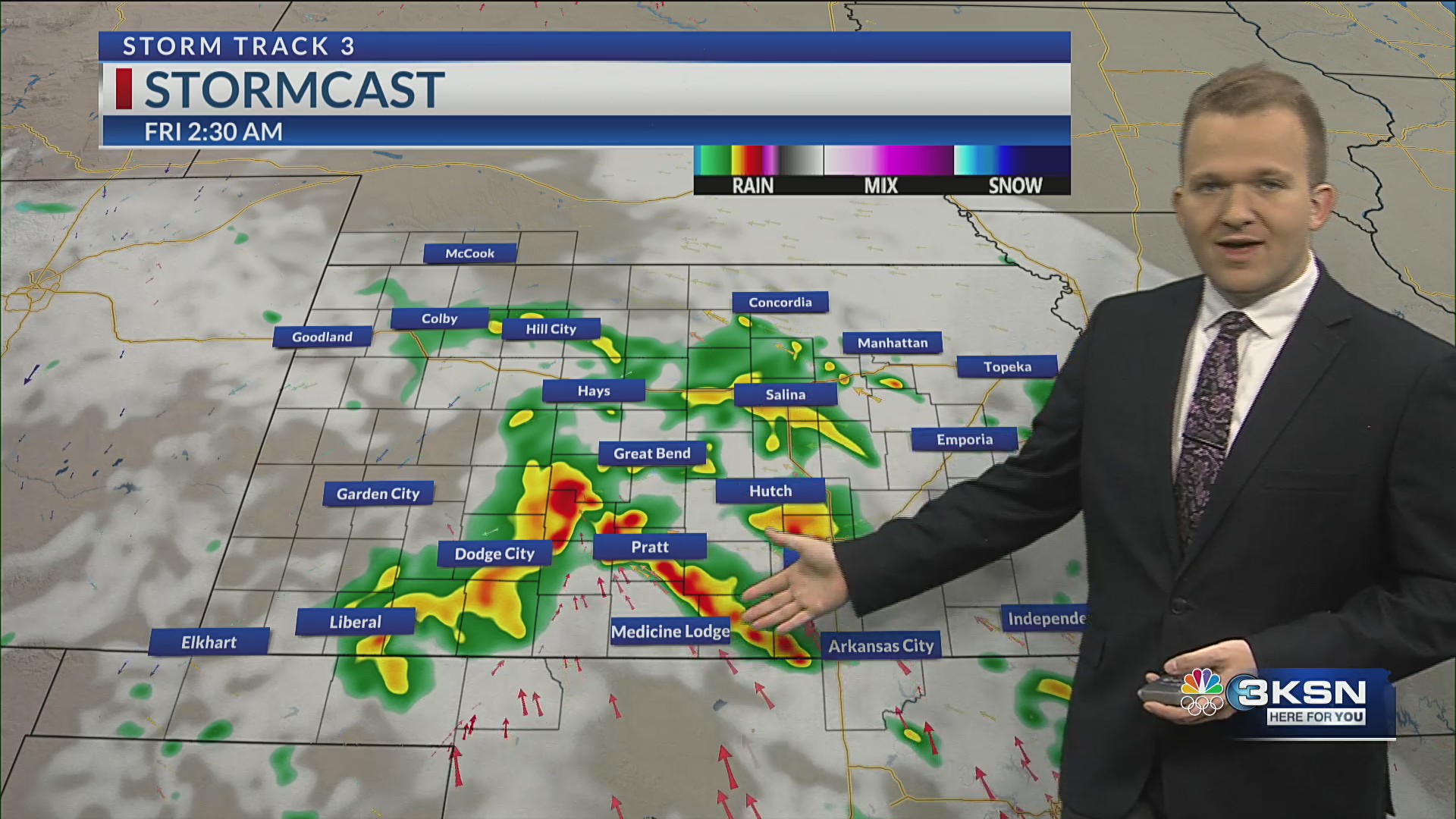 Storm Track 3 Forecast: Rain chances increase tonight, cool and damp Friday